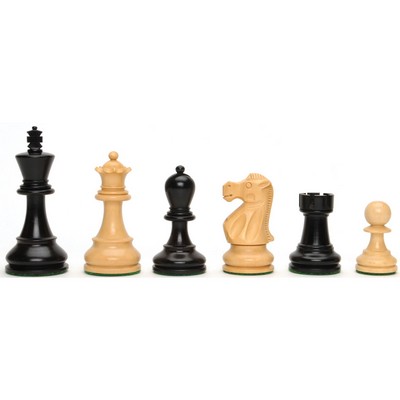 Jacques Chess Pieces - Weighted with 3.5 in. King