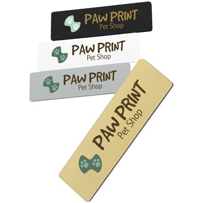 3" x 1" Digitally Printed Name Badge