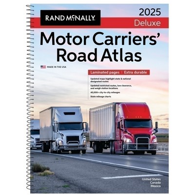 Rand McNally 2025 Deluxe Motor Carriers' Road Atlas