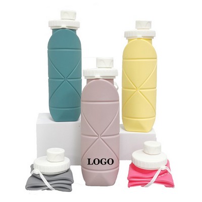 20 Oz Silicone Foldable Bottle