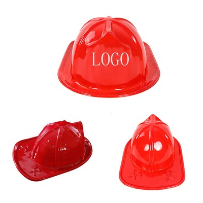 Kids PVC Firefighter Hat (8 1/3"x11 2/5"x4 1/3")