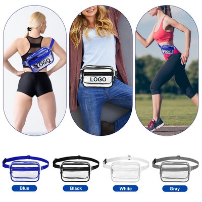 2 Pockets PVC Fanny Pack