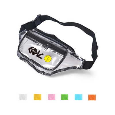 Waterproof Clear Fanny Pack Waist Pockets Bag