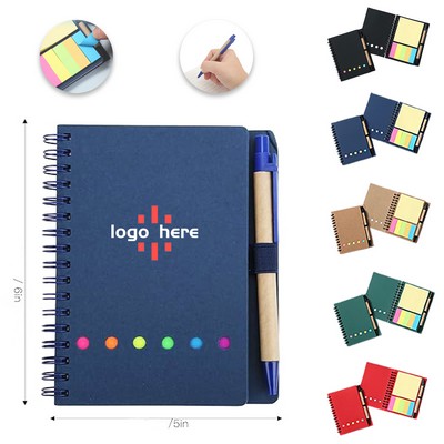 Notebook Student Notepad with Insert Pen