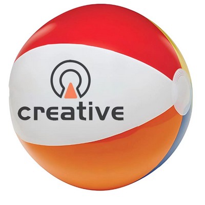 16" Six Color Beach Ball