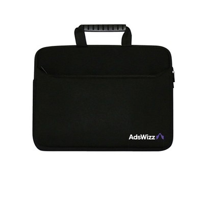 Neoprene Laptop Sleeve with Front Pocket and Carry Handle