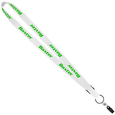 3/4" Original Fast Track Lanyard with Black Bulldog Clip(Factory Direct 10-12 Weeks)