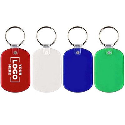 Oval Shape PVC Key Holder