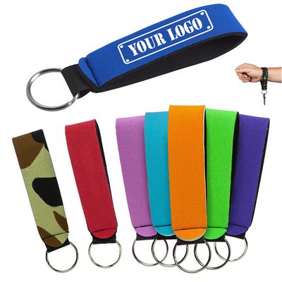 Neoprene Wrist Strap Keychain