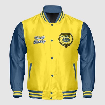 Custom Satin Letterman Jacket