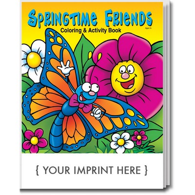 Springtime Friends Coloring Book Fun Pack