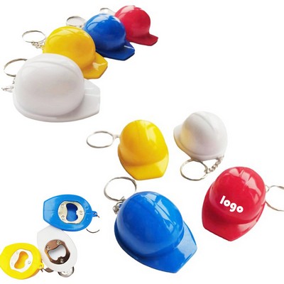 Hard Hat Shape Bottle Opener & Key Chain