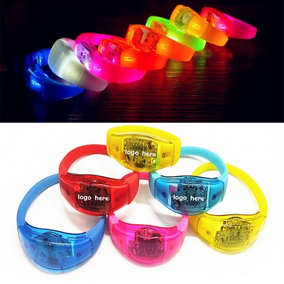 LED Sound Activated Llashing Bracelet