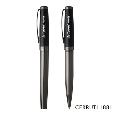 Cerruti 1881® Hamilton Ballpoint Pen & Rollerball Pen Gift Set - Metal