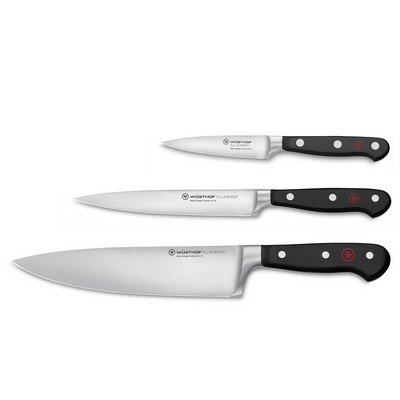 Wusthof 3 Piece Classic Chef's Knife Set