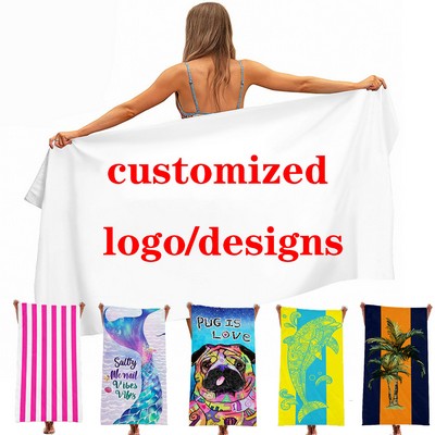 Custom Sand Free Quick-Dry Beach Towel