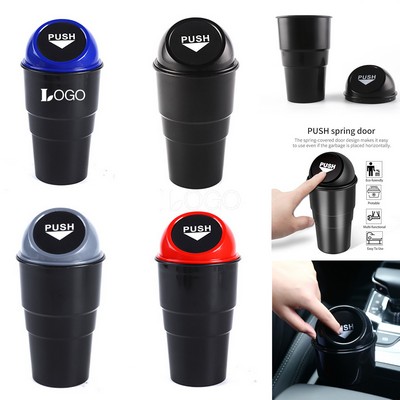 Automotive Cup Holder Car Trash Can