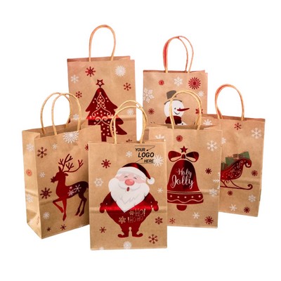 Holiday Kraft Gift Bags