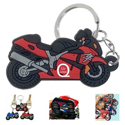 Pvc Motorcycle Keychain