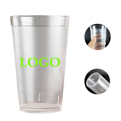 17oz Acrylic Plastic Reusable Tumbler