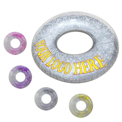 Inflatable Sequin Swim Ring