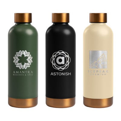 Astrid - 18 oz. Double Wall Stainless Steel Bottle - Laser Engraved