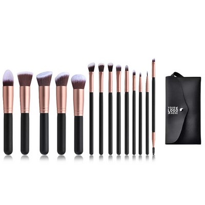 14 Pieces Makeup Brush Set with Storage Bag