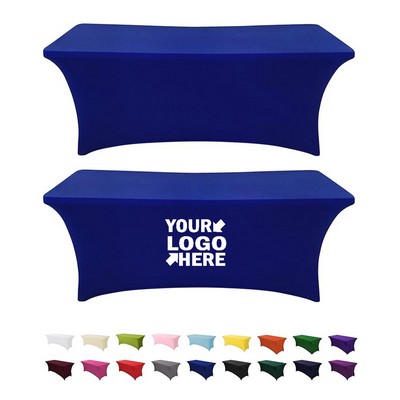 Custom Promotional Table Cover Stretchable Tablecloth