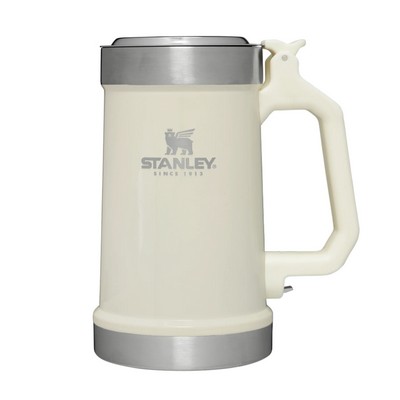 Stanley Drinkware Classic Bottle Opener Beer Stein, 24oz, Cream Gloss