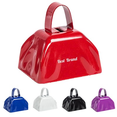 New Party Decorative Christmas Square Cow Bell