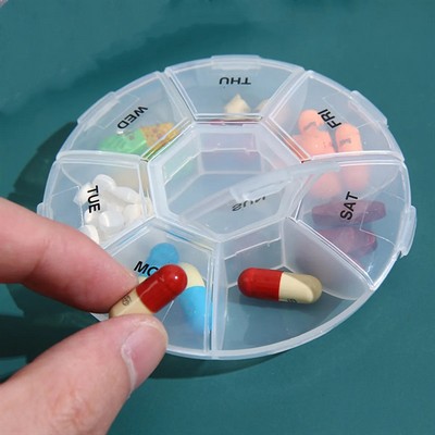 7 Grids Weekly Pill Box