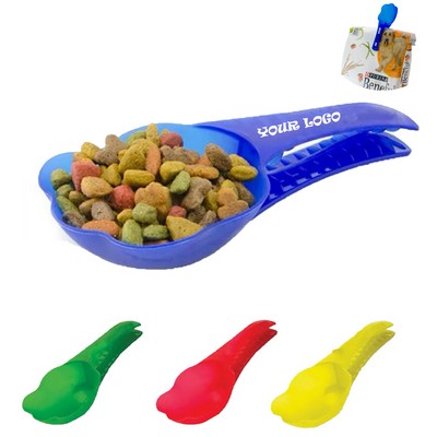 Portable Pet's Food Scooper Clip