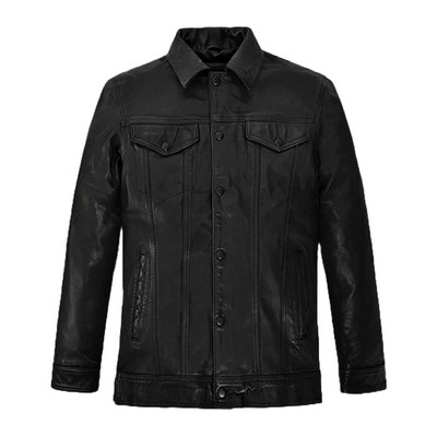 Urban Trendsetter Black Leather Jacket