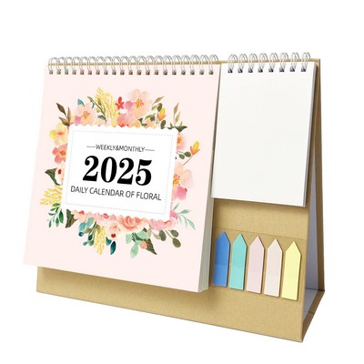 Desk Calendar with sticky notes and to do list