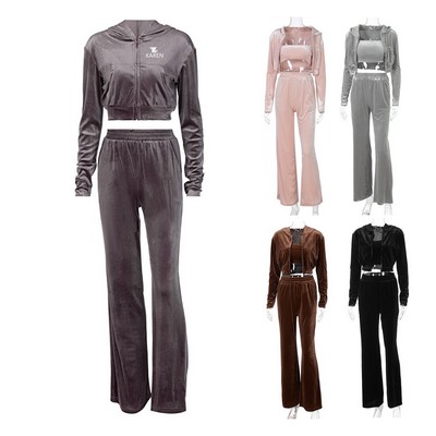 Women's Long Sleeve Hooded suit set