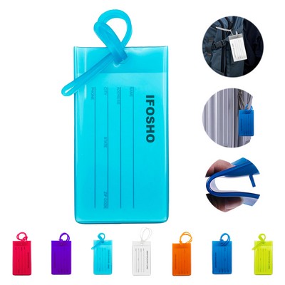 Flexible Travel Luggage Tags for Bags and Suit