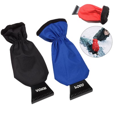 Snow Shovel & Ice Scraper With Gloves