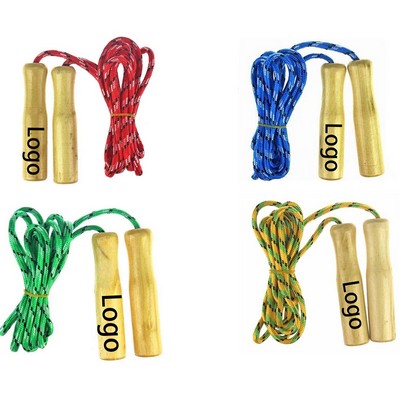 Exercise Jumping Rope Wooden Handle