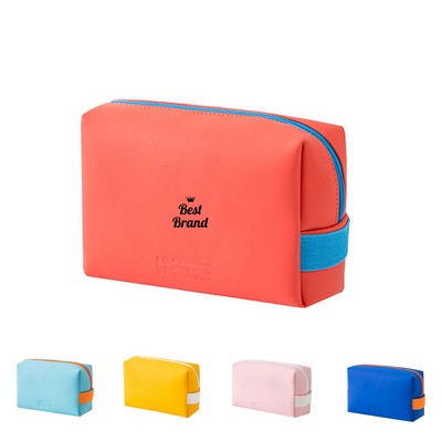 Pu Travel Cosmetic Bag