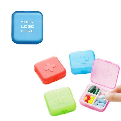 6 Compartments Medicine Pill Reminder Case With Alarm