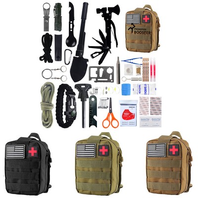 Emergency Survival Kits, Tactical Military Trauma First Aid Kit