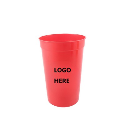 16 OZ Reusable Plastic Stadium Cup