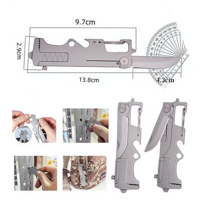 8-in-1 The Original Multifunction Tool Knife Switch Keychain