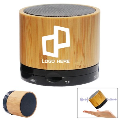 Wooden Mini Wireless Speaker