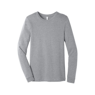 BELLA+CANVAS® Unisex Heather CVC Long Sleeve Tee