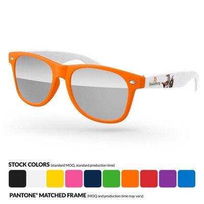 2-Tone Retro Mirror Sunglasses