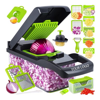 16pcs Multifunctional Veggie Chopper