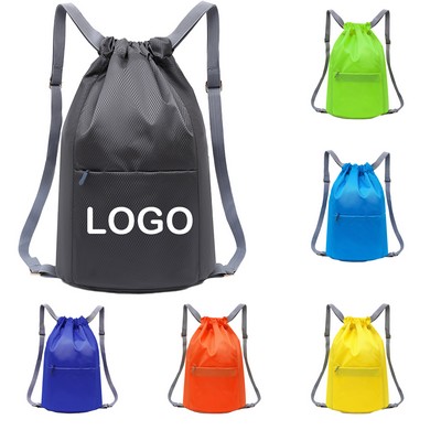 Oxford Drawstring Shoulder Bag