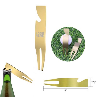 Golf Divot Tool with Bottle Opener