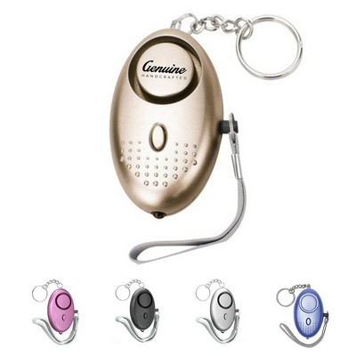 Personal Safety Alarm with Keyring and LED Light